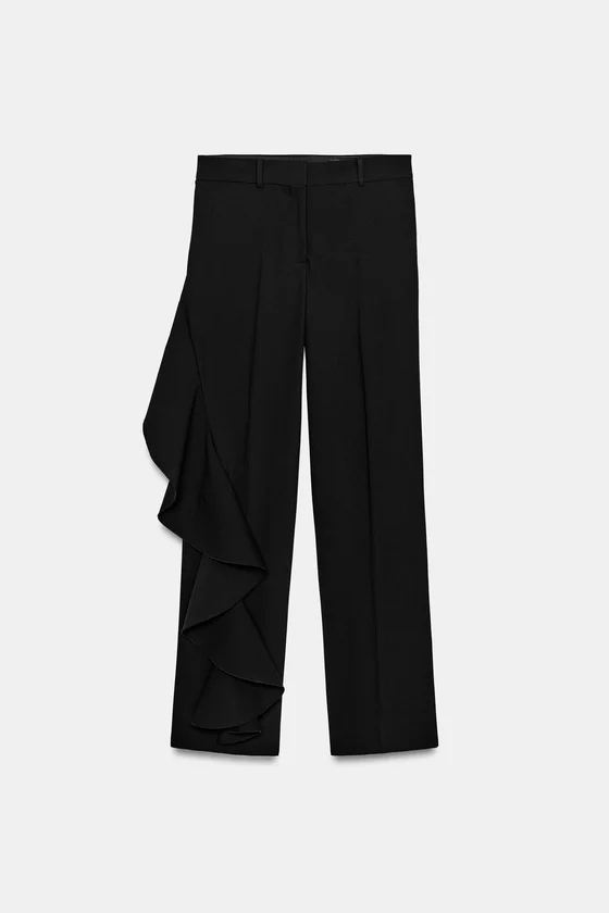 БРЮКИ С ВОЛАНАМИ — коллекция Zara «ZW»