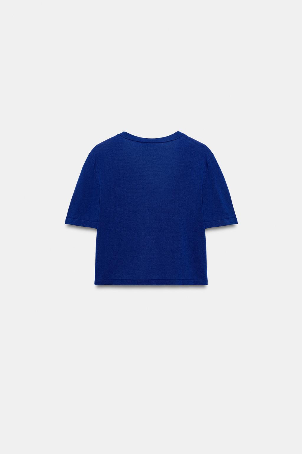 КОРОТКИЙ КАРДИГАН С V-ОБРАЗНЫМ ВЫРЕЗОМ