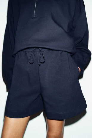 Шорты-бермуды на шнурках- Заказать в России