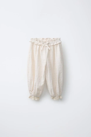 Брюки-джоггеры с вышивкой- Заказать в России