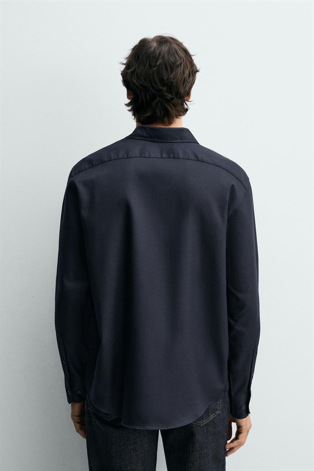 РУБАШКА ИЗ РЕЛЬЕФНОЙ ТКАНИ EASY CARE