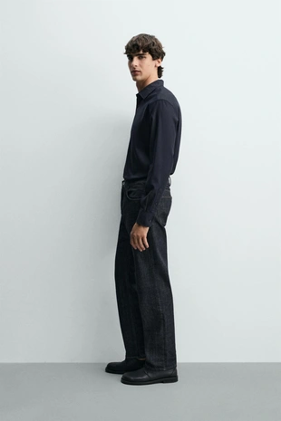 Рубашка из рельефной ткани Easy Care