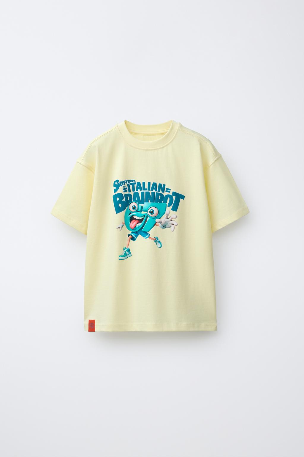 Футболка с принтом six seven skifidol italian brainrot™