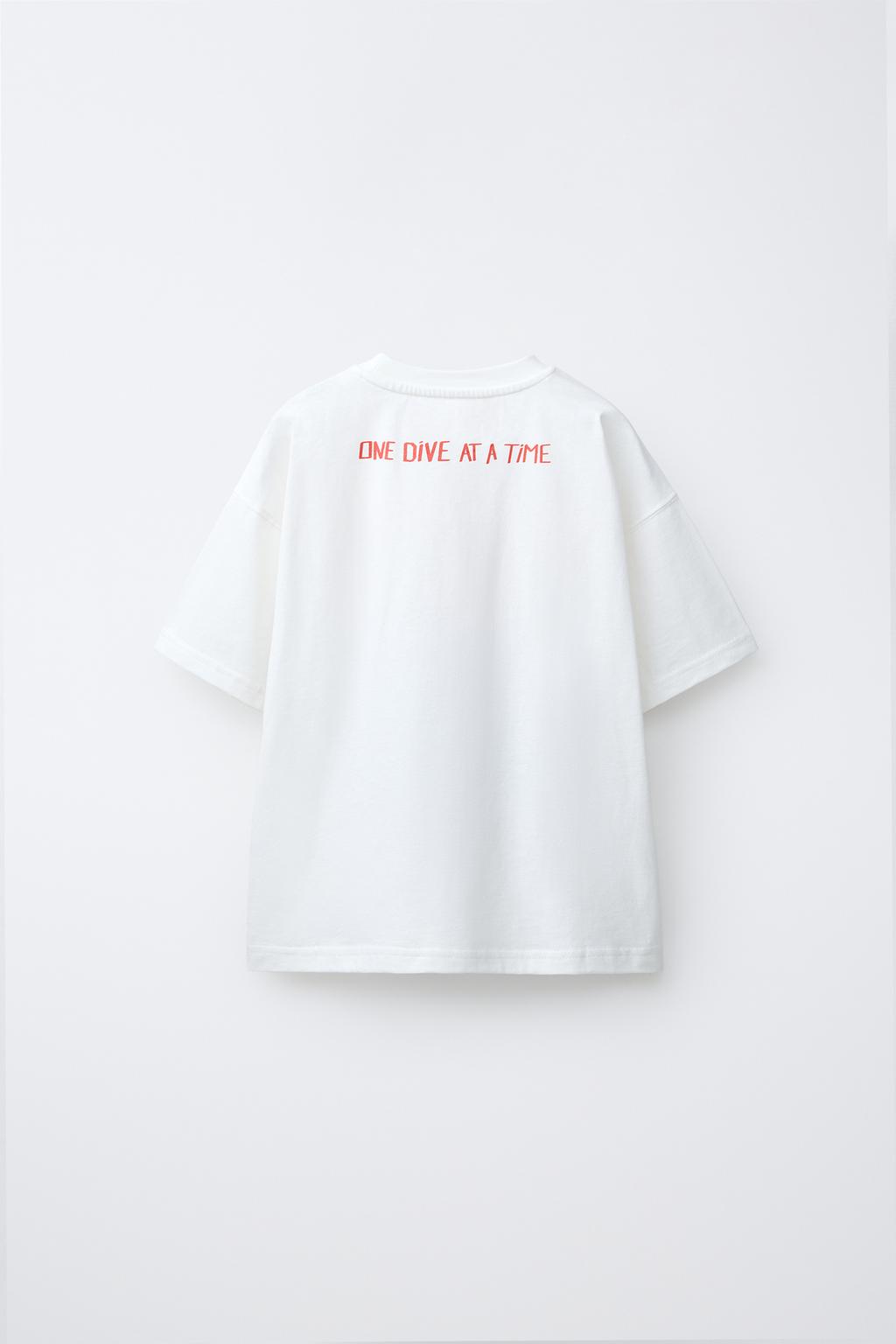 ФУТБОЛКА С ПРИНТОМ «АКУЛА»