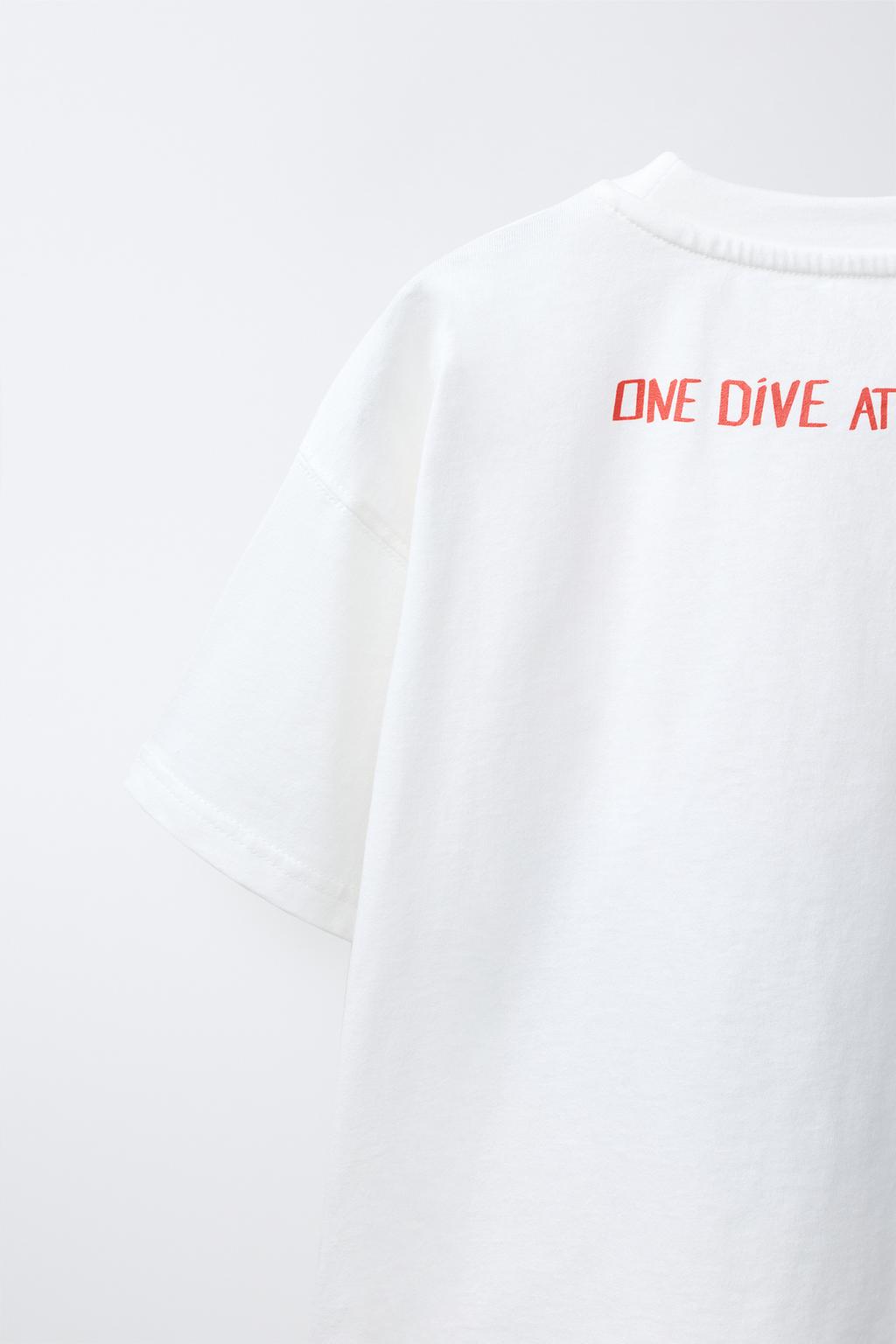 ФУТБОЛКА С ПРИНТОМ «АКУЛА»