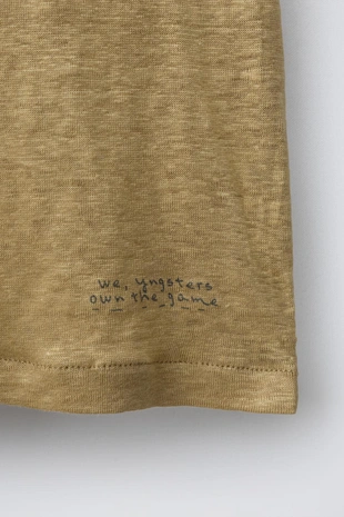 Футболка из 100% льна