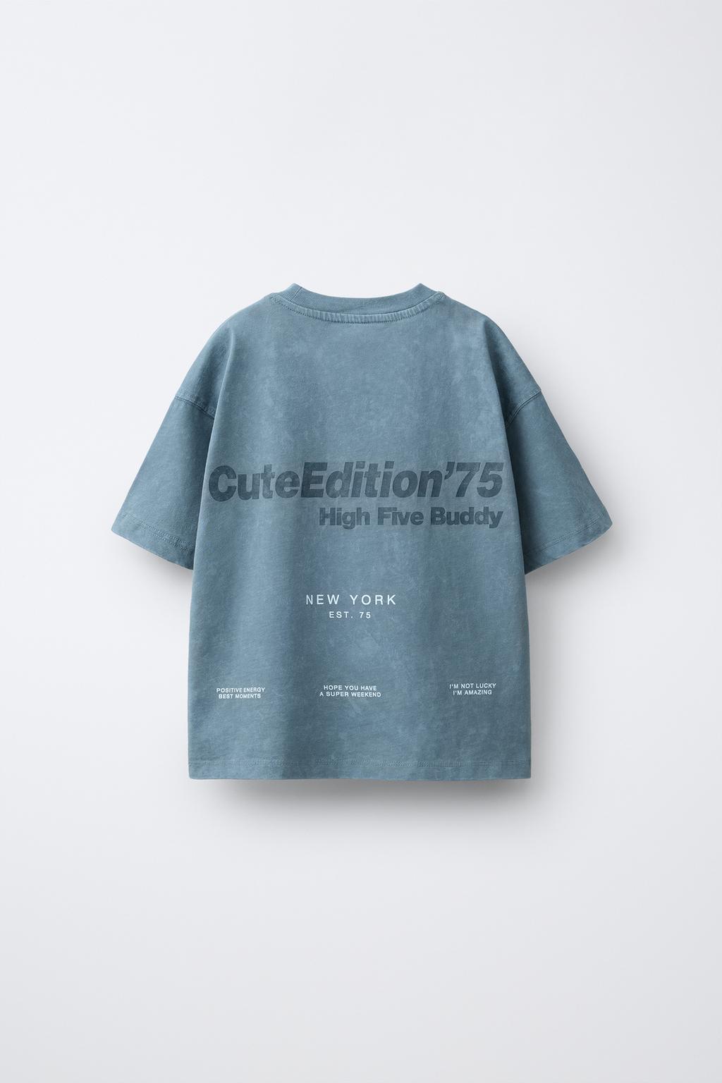 ФУТБОЛКА С РЕЛЬЕФНЫМ ПРИНТОМ