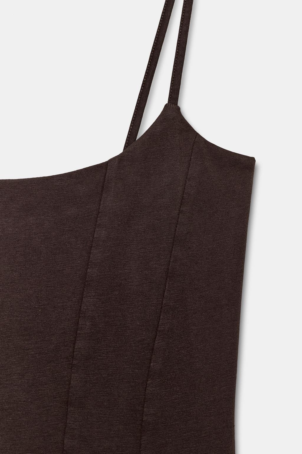 МИНИ-ПЛАТЬЕ С РАСКЛЕШЕННОЙ ЮБКОЙ