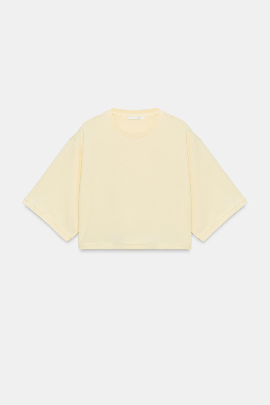 УКОРОЧЕННАЯ ФУТБОЛКА ОВЕРСАЙЗ