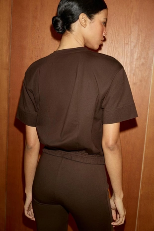 Футболка со сборками- Заказать в России