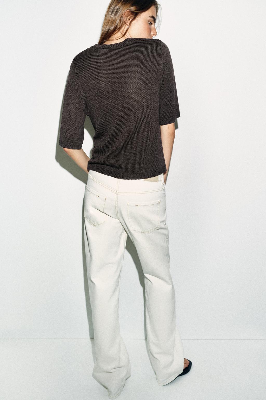 СВИТЕР С КОРОТКИМИ РУКАВАМИ