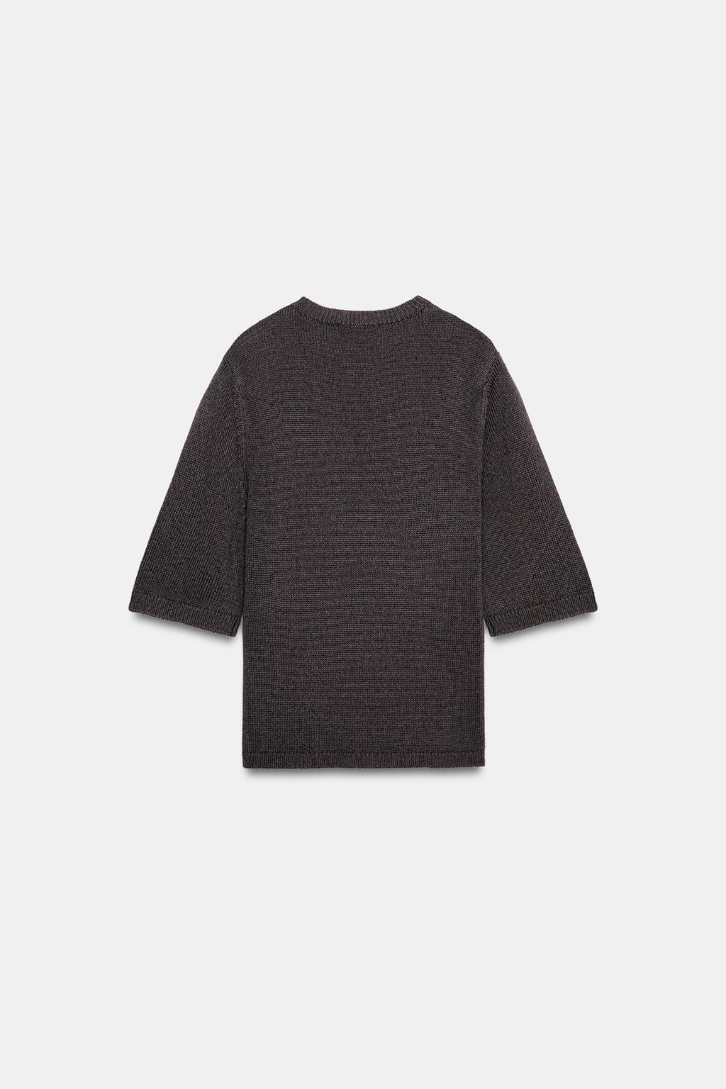 СВИТЕР С КОРОТКИМИ РУКАВАМИ