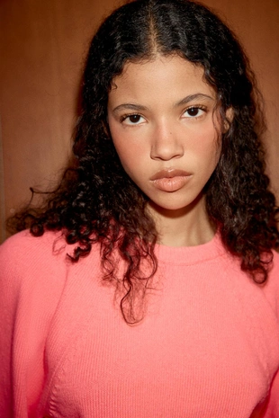 Neon pink | 6236/006/640 - Zara Свитер с объемными рукавами