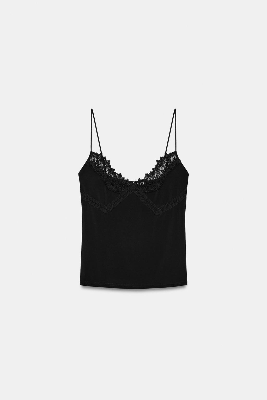 КРУЖЕВНОЙ ТОП НА БРЕТЕЛЯХ