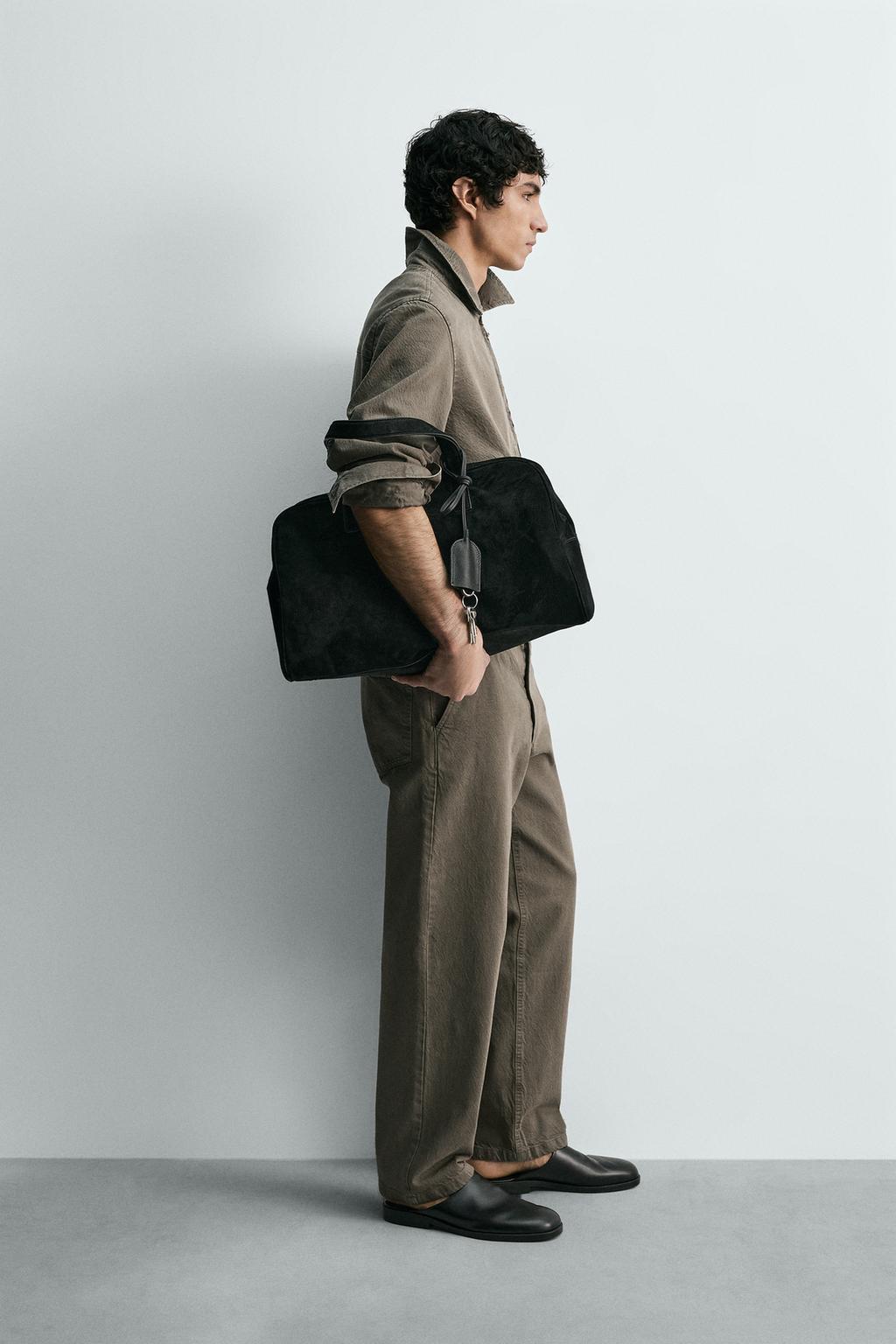 БРЮКИ RELAXED FIT С ЭФФЕКТОМ ПОТЕРТОСТИ