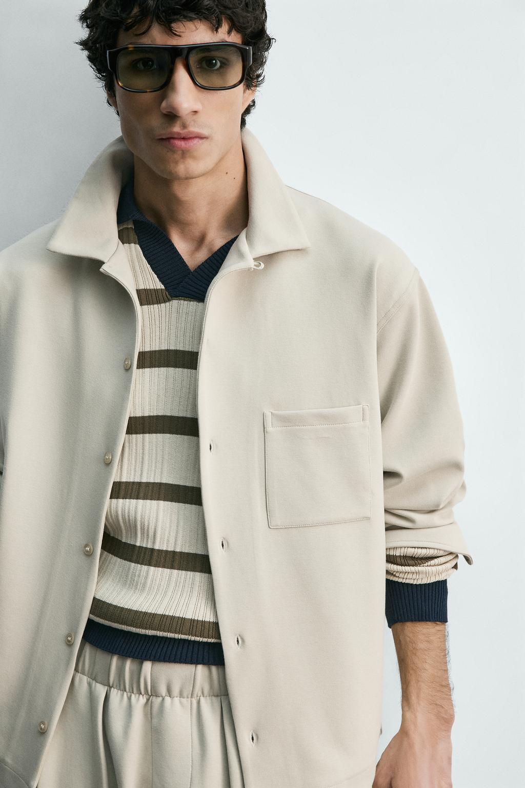 РУБАШКА RELAXED FIT ИЗ ИНТЕРЛОКА