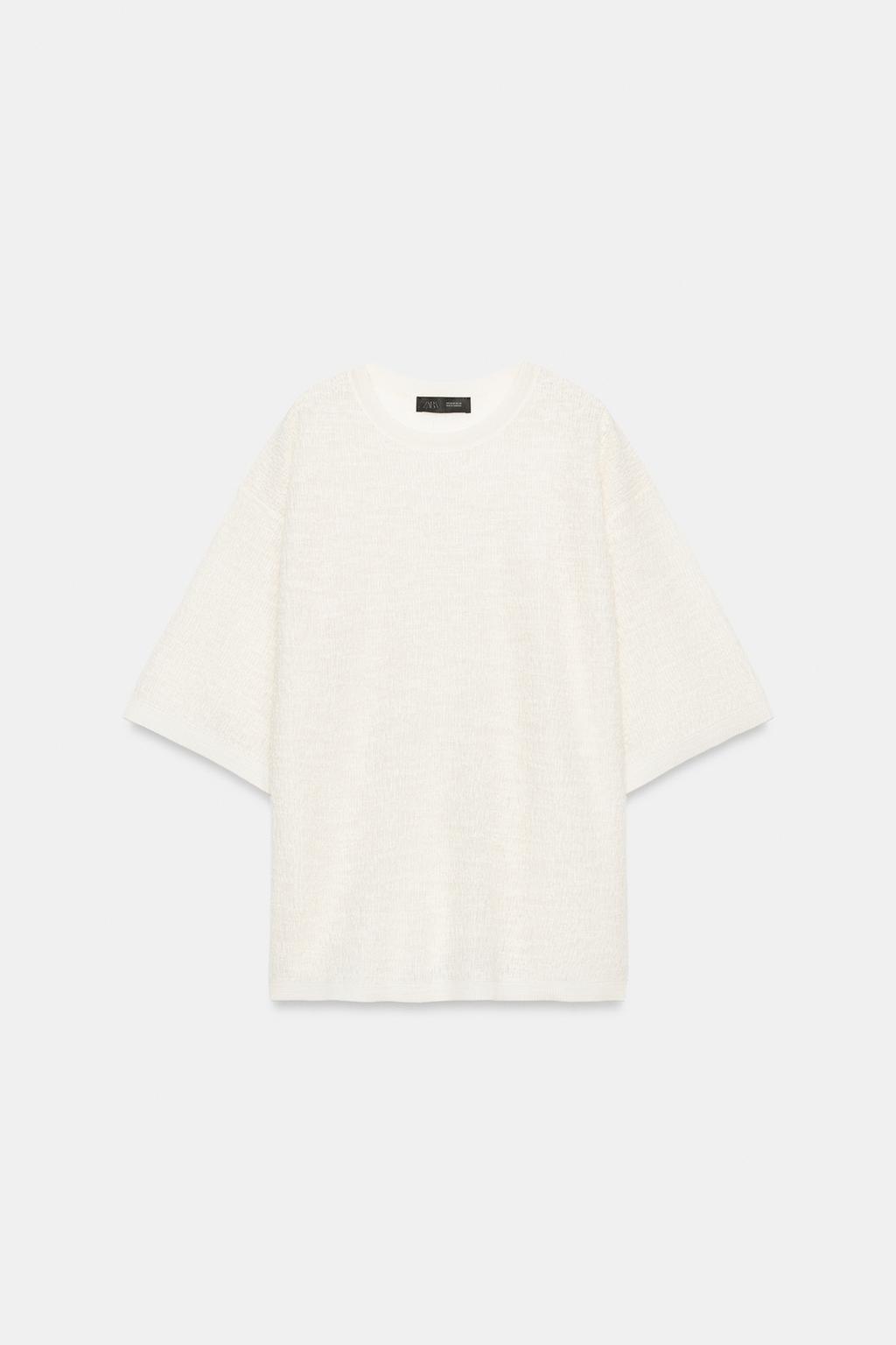 ТОП ОВЕРСАЙЗ ИЗ РЕЛЬЕФНОГО ТРИКОТАЖА