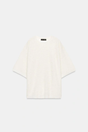 Топ оверсайз из рельефного трикотажа- Заказать в России