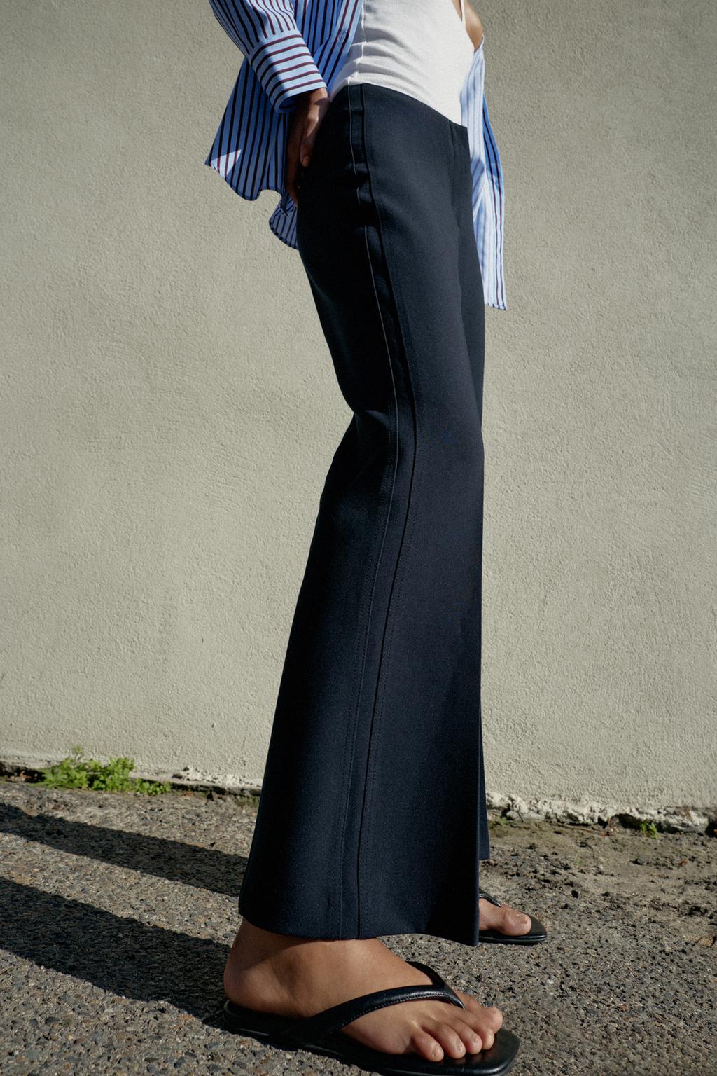 БРЮКИ FLARE С БОКОВЫМИ ШВАМИ