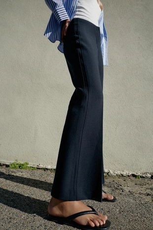 Брюки Flare с боковыми швами- Заказать в России