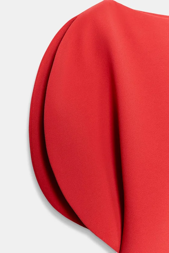 ПЛАТЬЕ МИДИ АСИММЕТРИЧНОЕ — коллекция Zara «ZW»
