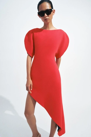 Платье миди асимметричное — Zw Collection- Заказать в России