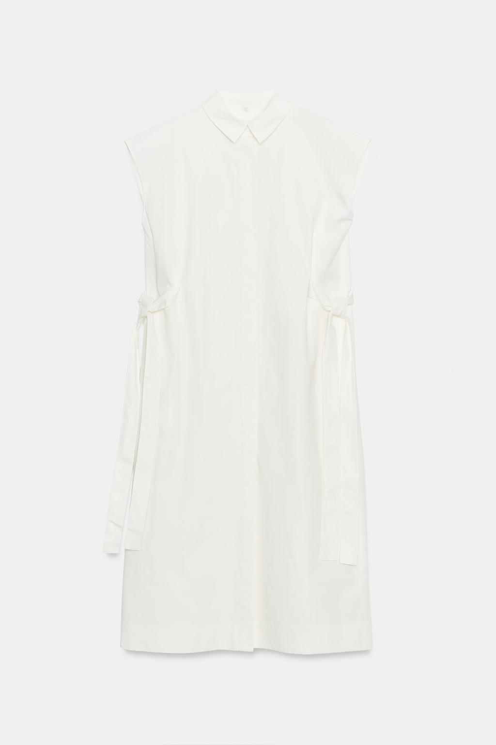 ПЛАТЬЕ-РУБАШКА С ЗАВЯЗКАМИ — ZW COLLECTION