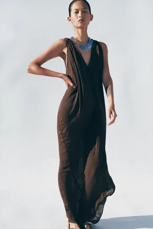 Жаккардовое платье миди — Zw Collection- Заказать в России