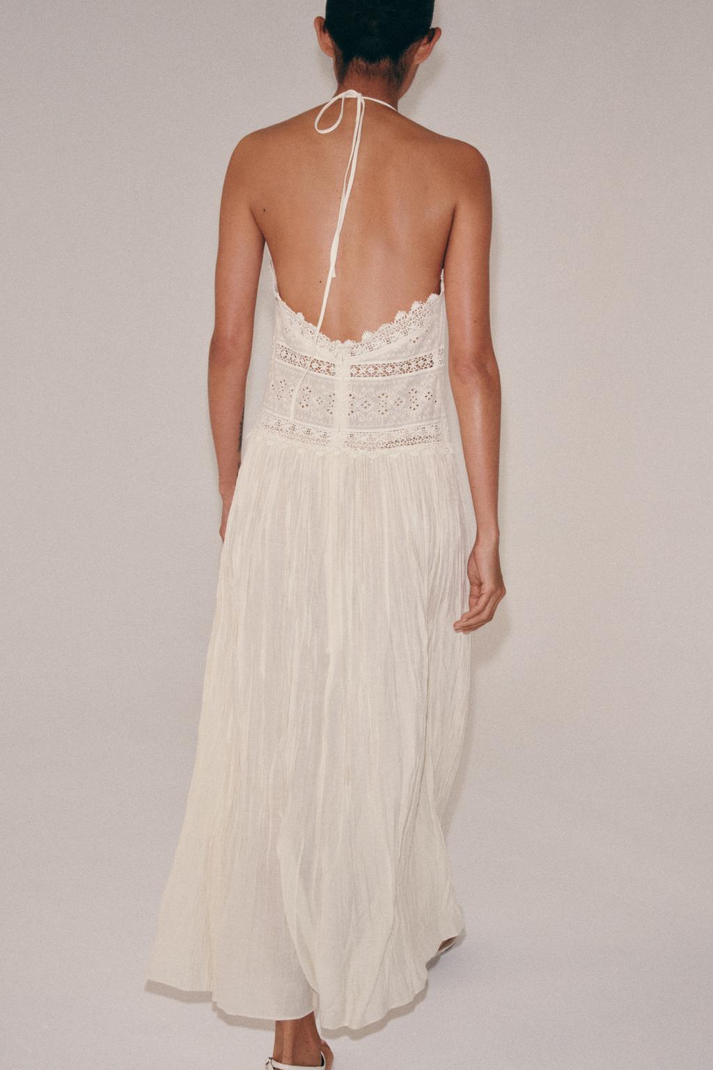 ПЛАТЬЕ МИДИ С КРУЖЕВОМ — ZW COLLECTION