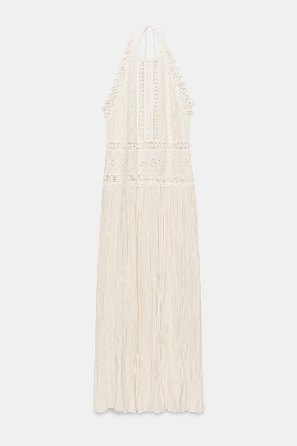 ПЛАТЬЕ МИДИ С КРУЖЕВОМ — ZW COLLECTION