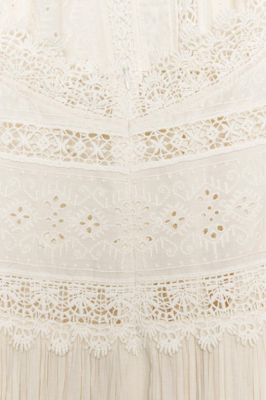 ПЛАТЬЕ МИДИ С КРУЖЕВОМ — ZW COLLECTION