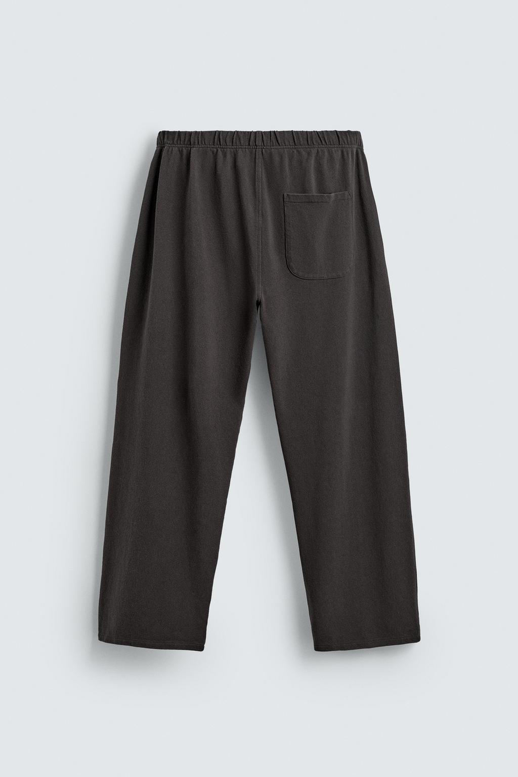 ДЖОГГЕРЫ ИЗ ТРИКОТАЖА С ЭФФЕКТОМ ПОТЕРТОСТИ