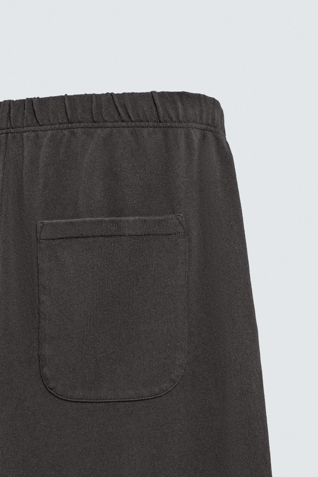 ДЖОГГЕРЫ ИЗ ТРИКОТАЖА С ЭФФЕКТОМ ПОТЕРТОСТИ