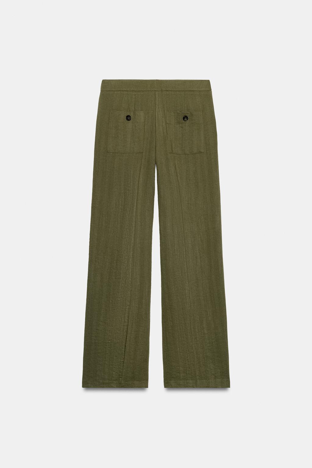 ПРЯМЫЕ БРЮКИ С ДЕКОРАТИВНЫМИ ШВАМИ