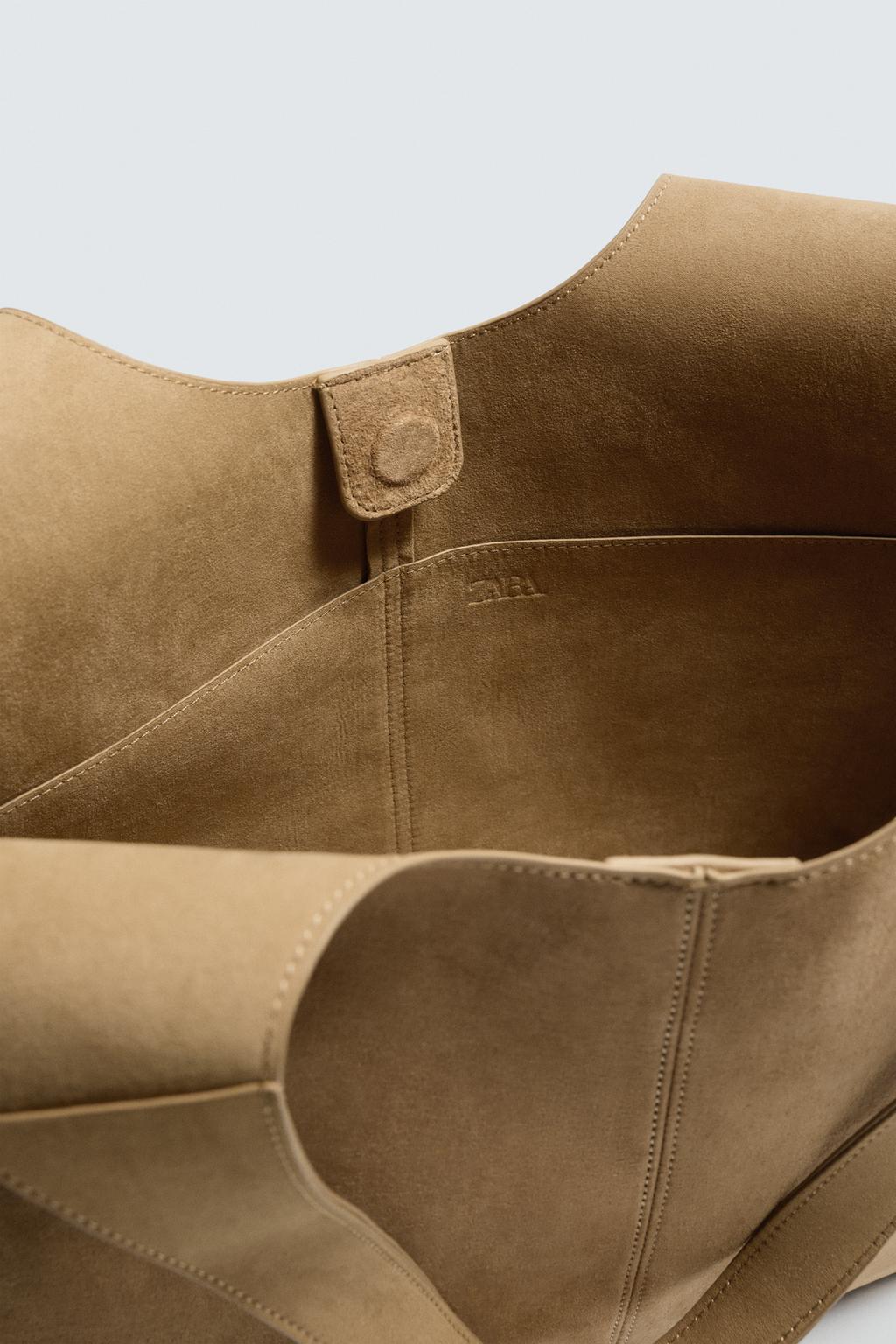 КОЖАНАЯ СУМКА-ШОПЕР