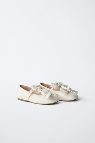 Балетки с бантами- Заказать в России