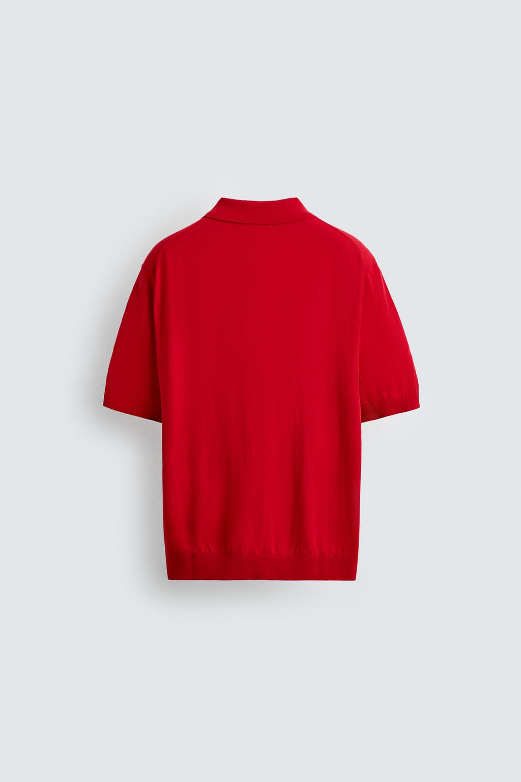 РУБАШКА ИЗ ХЛОПКОВОГО ТРИКОТАЖА