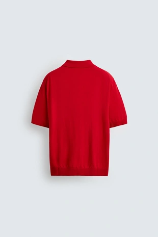 Рубашка из хлопкового трикотажа- Заказать в России