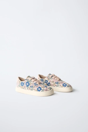 Кеды с цветочным принтом- Заказать в России