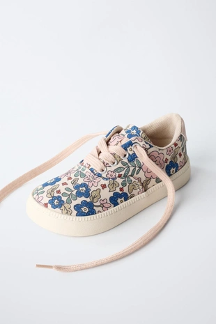 Кеды с цветочным принтом- Заказать в России