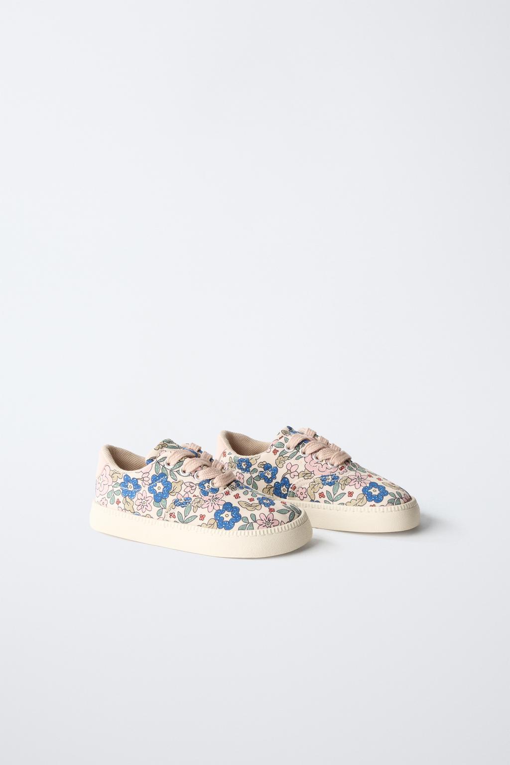 КЕДЫ С ЦВЕТОЧНЫМ ПРИНТОМ