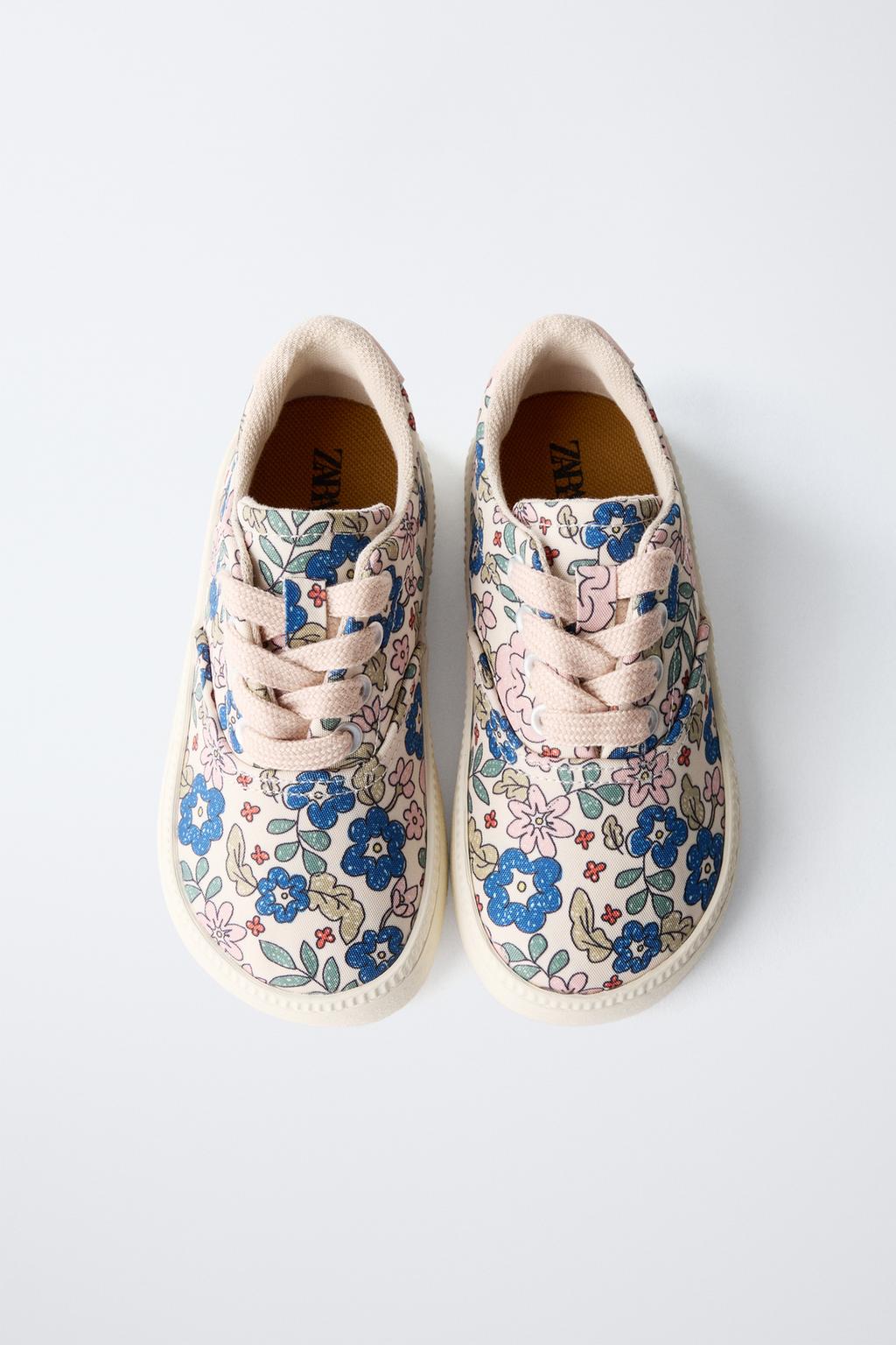 КЕДЫ С ЦВЕТОЧНЫМ ПРИНТОМ