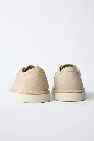 Кожаные туфли со шнуровкой- Заказать в России