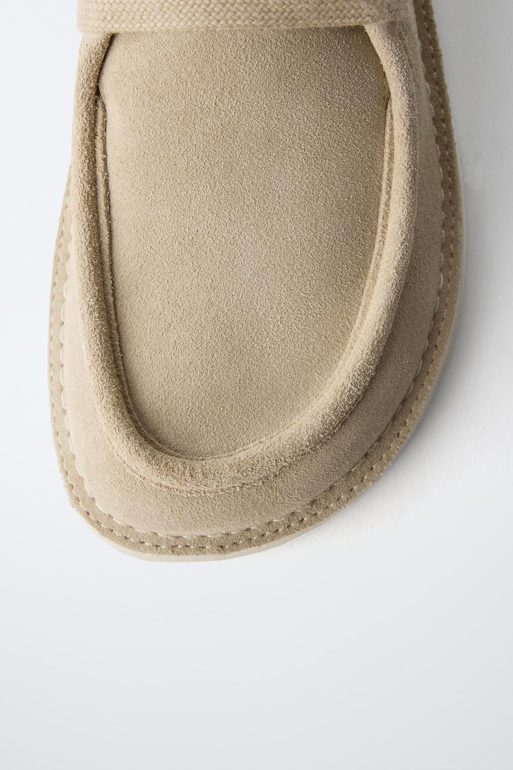 КОЖАНЫЕ ТУФЛИ СО ШНУРОВКОЙ