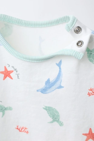 Набор из 2 комбинезонов с морским принтом- Заказать в России