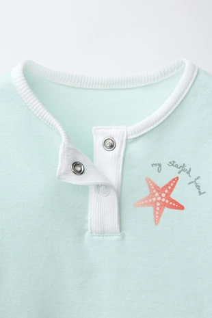 Набор из 2 комбинезонов с морским принтом- Заказать в России