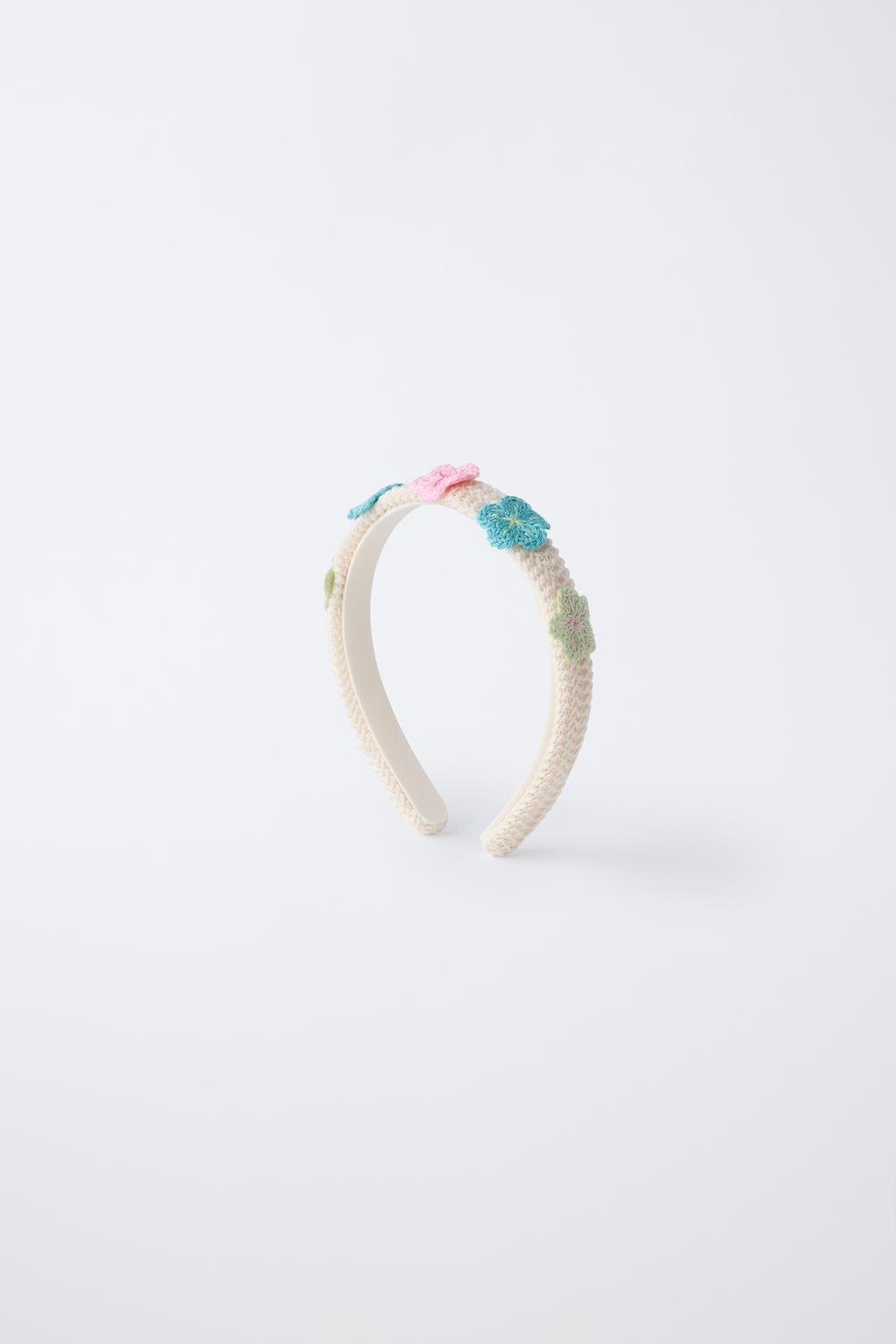 ОБОДОК КРЮЧКОМ С ЦВЕТАМИ