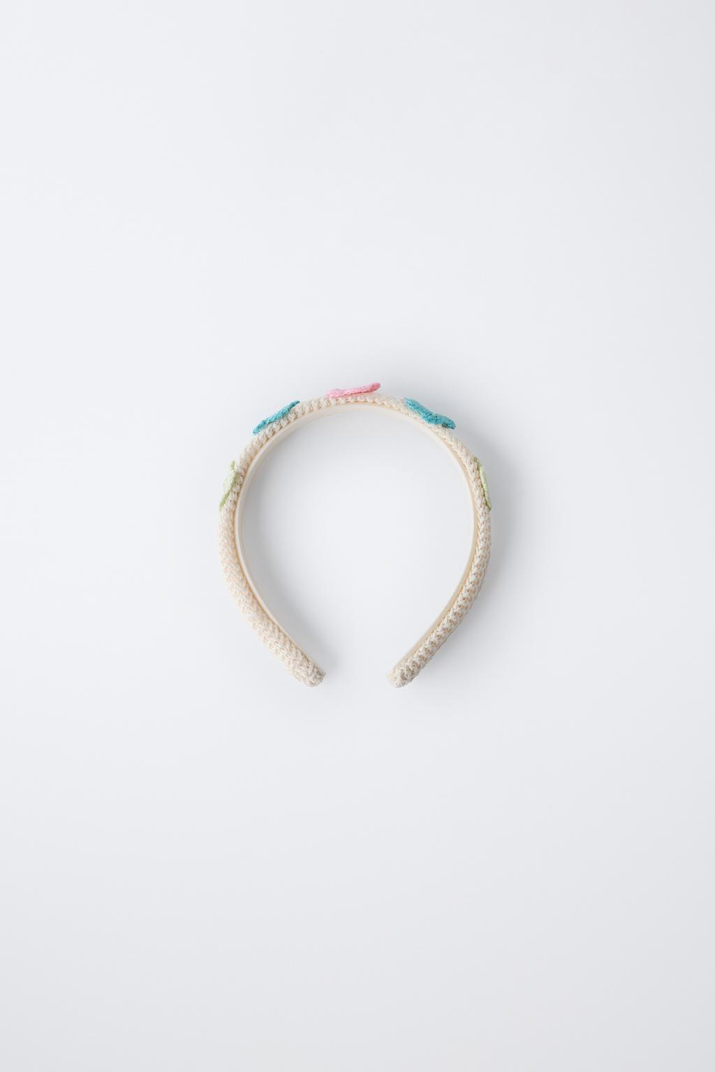 ОБОДОК КРЮЧКОМ С ЦВЕТАМИ