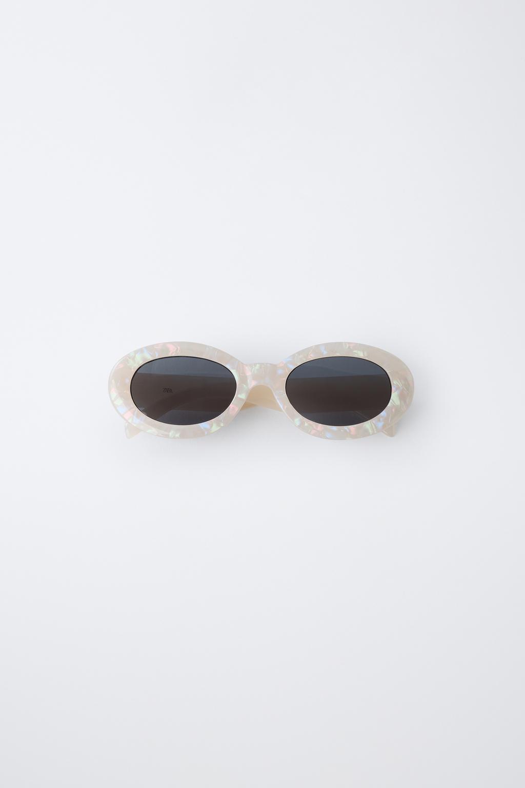 СОЛНЦЕЗАЩИТНЫЕ ОЧКИ ОВАЛЬНЫЕ ПОД МРАМОР