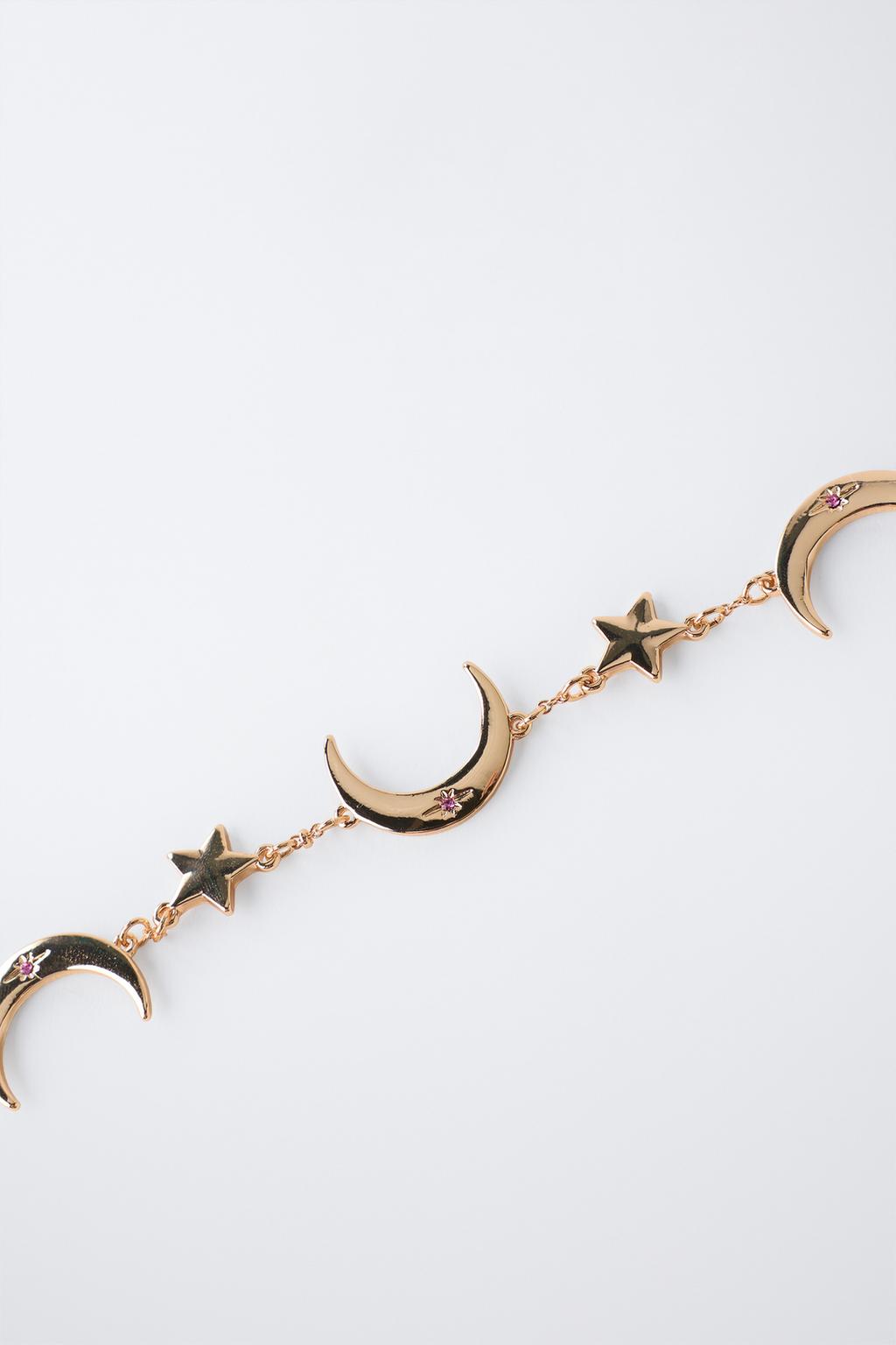 НАБОР ИЗ КОЛЬЕ И БРАСЛЕТА С ЛУНОЙ